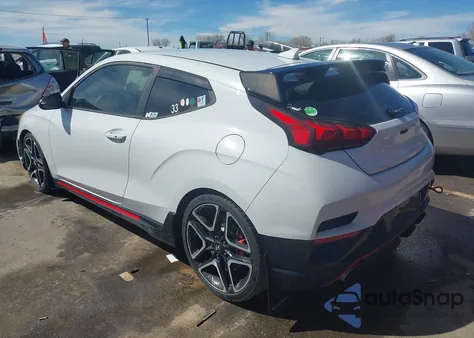 2020 Hyundai Veloster N z USA, uszkodzony, nr VIN KMHT36AH7LU004132